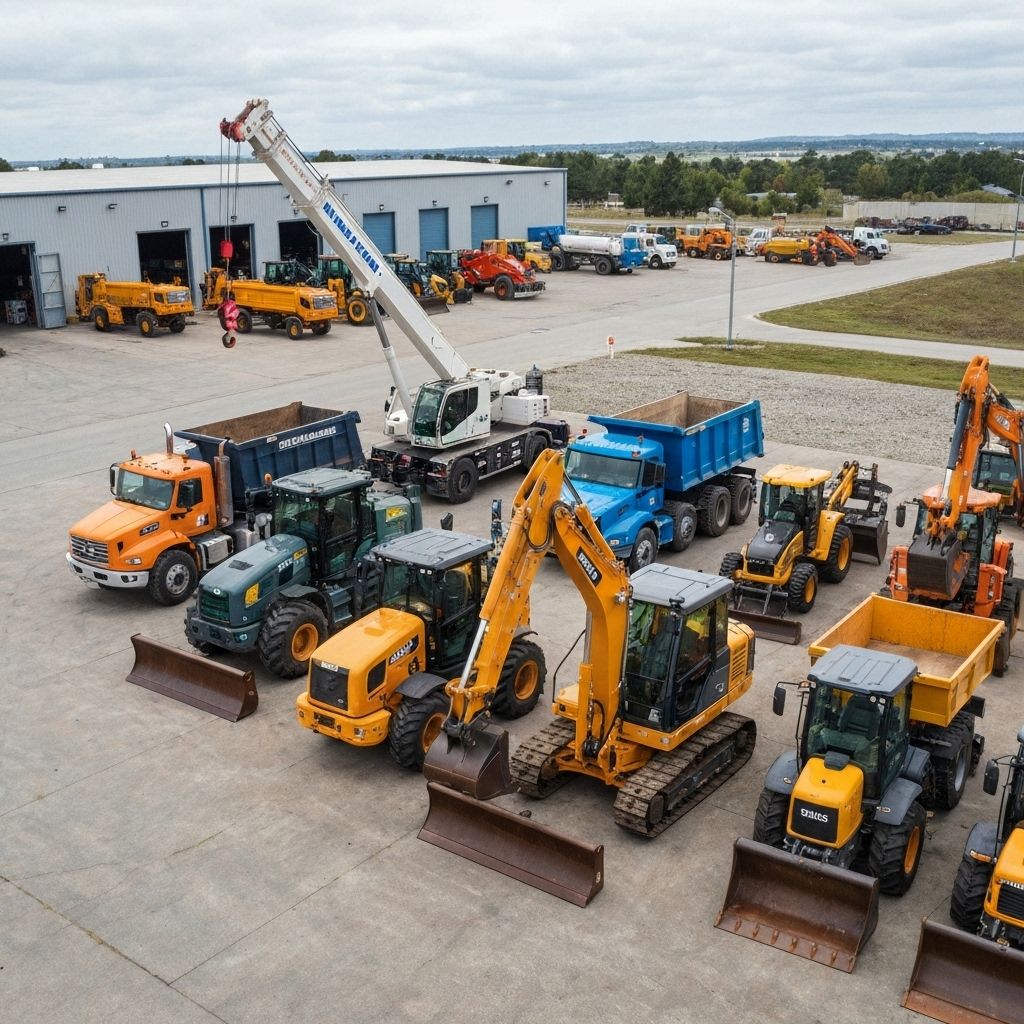 Equipamentos prontos para locação